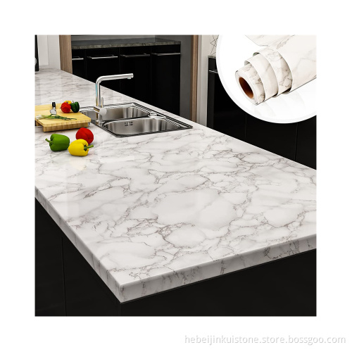 Wholesale Double Sink Carrara White Vanity Top